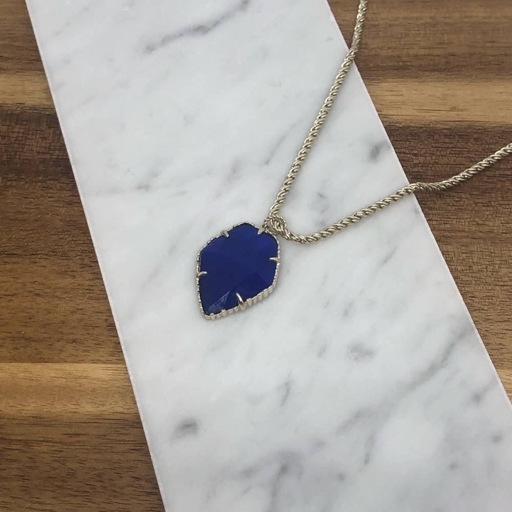 Kendra Scott Blue & Gold Necklace